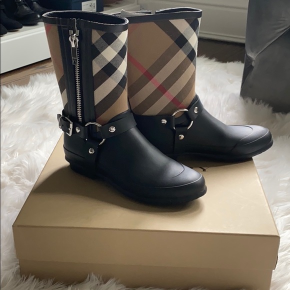 Burberry Shoes | New Moto Rain Boots 